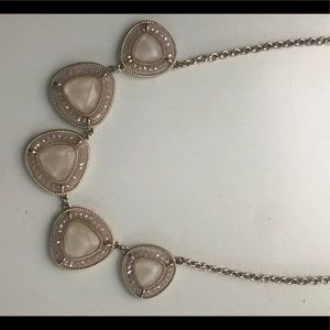 Pink statement necklace